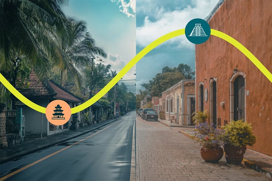 digitale Nomaden Bali und Mexiko