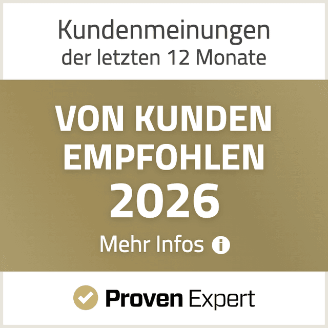 Von Kunden empfohlen 2026 – ProvenExpert